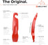 Gorilla Force Ultra Strong Bike Tire Levers, 2 Pack, Lava Red