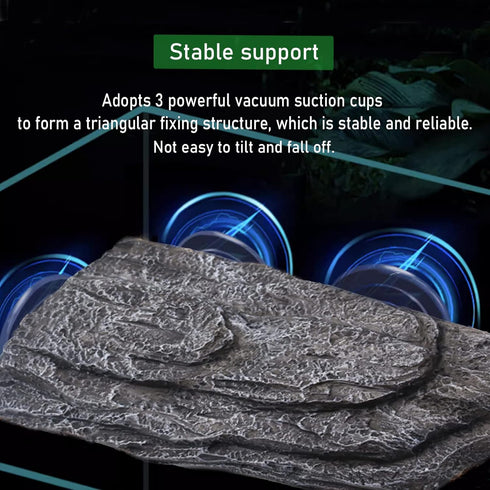 Tfwadmx Turtle Basking Platform - Climbing Ramp with Suction Cups for Aquarium, Float Decorations for Amphibians