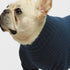 Fitwarm Turtleneck Knitted Dog Sweater, Puppy Pajamas Thermal Winter Clothes Knitwear for Pet Coats, Blue X-Small