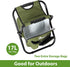 Backpack Backpack LEADALLWAY Fishing Chair with Cooler Bag Foldable Stool,Fishing Hunting Gifts