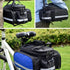 Multi-Function Bike Rear Rack Bag, Detachable Cycling Luggage Bag with Rain Cover (27L)
