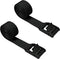 Premium Lashing Strap Short 1" x 6.5 ft, Heavy Duty Cam Buckle Tie Down Straps for Motorcycle, Cargo, Trailer