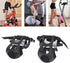 9/16 Exercise Bike Pedals, Aluminum Exercise Bicycle Pedals, with Toe Clip and Straps Pedal, Bike Pedal Straps