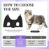Cat Grooming Hammock, Nail Clipper Hammock for Trimming, Dog Sling for Nail Clipping, Hanging Harness (Black XS)