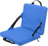 VBESTLIFE Outdoor Foldable Chair Square Chair Cushion Stadium Mat with Backrest Sand