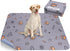 Washable Pee Pads for Dogs, 2 Pack Large 48"x48" Super Absorbent Reusable