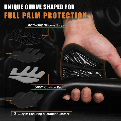 ATERCEL Gym Workout Gloves for Men Women, Weight Lifting Gloves with Full Palm Protection & Extra Grip, Breathable