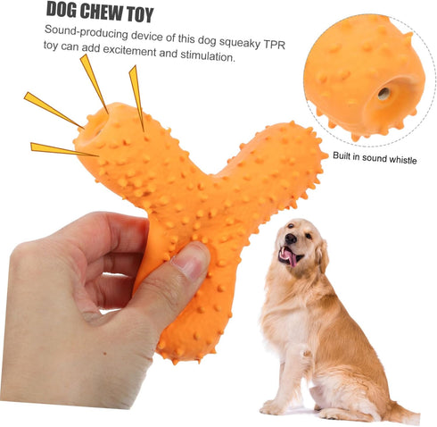 Dog Toy Pet Latex Chew Toys, Puppy Chew Pacifier, Decorative Bite Toy for Interactive Training, Small Dog Outdoor