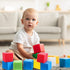 VioraWhite 3.1 3.1 3.1 Inch Foam Pit Cubes Blocks x x Colorful Flame Retardant Educational Autistic Building Blocks