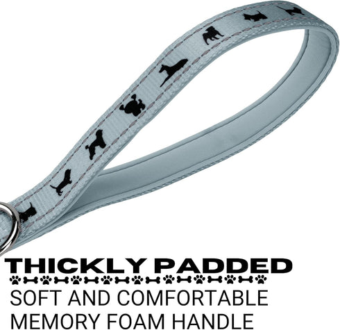 EcoBark Soft & Reflective Dog Leash with Padded Handle, Strong Durable Heavy Duty for Small, Medium, or Large Dogs