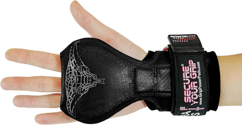 Cobra Grips PRO Weight Lifting Gloves Heavy Duty Straps Alternative with Power Lifting Hooks Padded Wrist Support