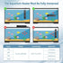 Submersible Aquarium Heater - 25W/50W/75W for 1-40 Gallon Fish Tank with Intelligent Auto Stop Heating & Overheating