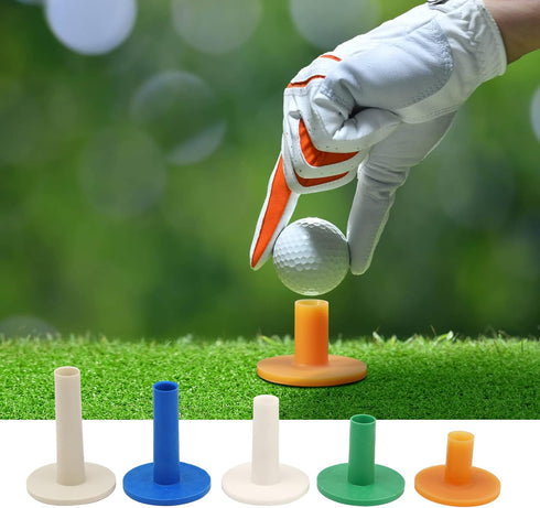 Golf Rubber Tees for Practice Training, Driving, Putting, Chipping Range Mixed Size, Excellent for Indoor Outdoor Use