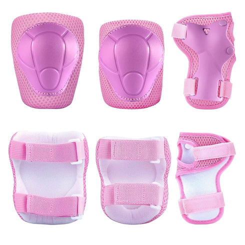 Knee Pads for Kids, Toddler Protective Gear Set with Elbow Pads and Wrist Guards, 3 in 1 for Skating Cycling Scooter