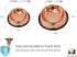 Petsentials Non-Skid Stylish Food Bowl for Pets, Premium Grade Stainless Steel in Elegant Bronze