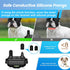 Dog Training Collar with 7 Modes, 2600Ft Remote Electronic Shock Collar for Small Medium Large Dogs, Green