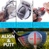 Golf Ball Line Marker Tool, Putting Alignment Marking Tool, Easy to Carry Golf Accessories, 2 Pack
