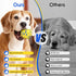 ZESTEFY 4PCS Dog Balls for Aggressive Chewers, Etpu Dog Toy Ball, Tennis Balls for Dogs Aggressive Chewers