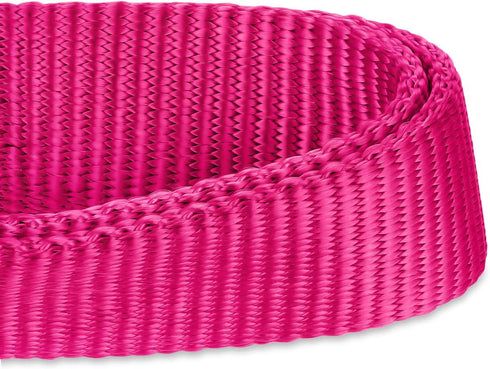 Hyhug Pets Solid Color Classic Regular Heavy Duty Basic Collar for Small Dogs, Unique Design Adjustment Triglide Slide