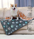 1 Pack 6 Blankets Dog Cat Soft Fluffy Fleece Pet Blanket, Warm Cute Print Design, Large 41"x31"