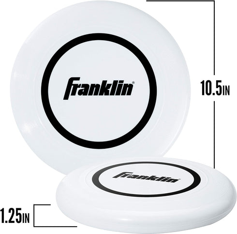 Franklin Sports Flying Disc - Sport Disc for Beach, Backyard, Park, Camping - 140 Gram Disc, Perfect for Dogs, Great