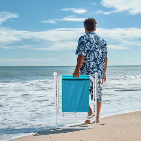 Eikyutora Folding Beach Chair for Adults,Lightweight Portable Camping Chairs,Outdoor Lawn Chair,Foldable Travel Picnic
