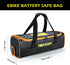 (20 6.3 6.3in) TMEOIIPY Ebike Battery Bag - Large Capacity Safe Fireproof Lipo Bag for Charging and Storage - Portable