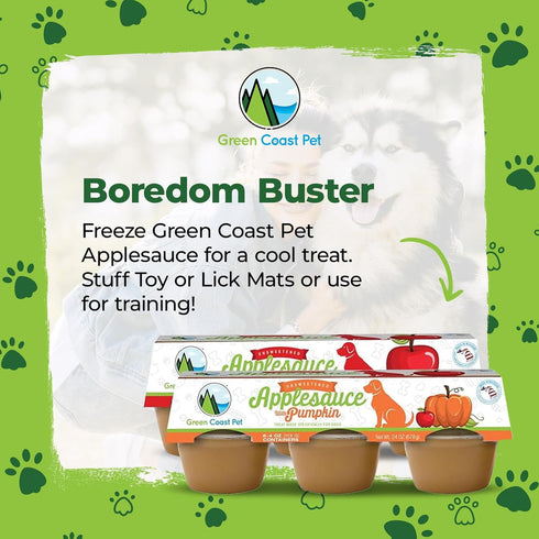Unsweetened Applesauce with Pumpkin for Dogs, 6 Pack
