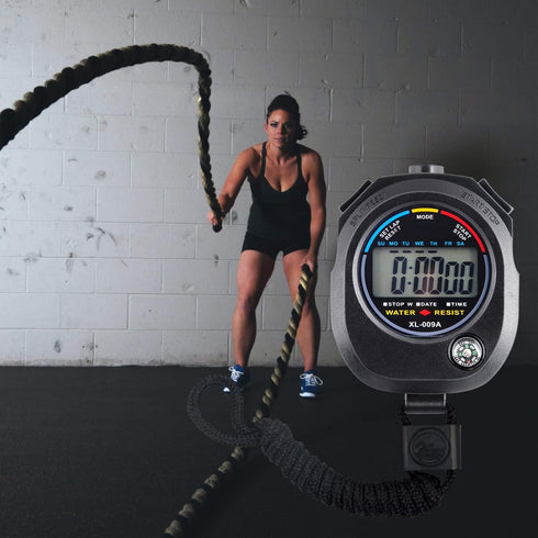 KingL Digital Stopwatch Timer, Interval Timer with Large Display