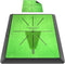 Golf Hitting Mat | Training Mat for Swing Path Feedback, Extra Replaceable Practice Mat 16"x12"