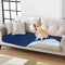 Waterproof Dog Couch Cover, Anti-Slip Bed Blanket for Furniture, Washable Protector Cover for Pet, Navy Blue (30" x 70")