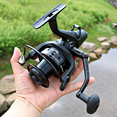 Sougayilang Spinning Fishing Reel - 12+1BB Metal Body Smooth Carp Spinning Reels