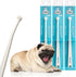 MIND UP Dog Toothbrush with Micro Head, 15 Angled Handle for Ultra-Small