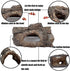 Tfwadmx Aquarium Decoration Cave, Resin Hollow Tree Trunk Log Ornament for Fish Tank Hideout for Betta, Cichlid