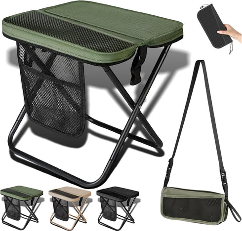 Generic 2026 New Foldable Backpack Stool for Adults - Portable Camping Stool with