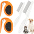 2Pcs Pet Knotting Comb for Cats, Grooming Tool for Dogs, Knot Remover for Tangled and Loose Hair