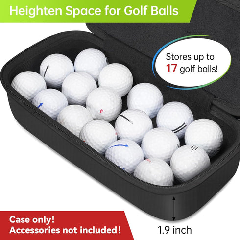 YOREPEK Golf Glove Holder with Removable Shaper, Protective Hard Shell Case for Golf Accessories