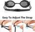 Swim Goggles, Anti Fog Swimming Goggles with UV Protection, Mirrored & Clear
