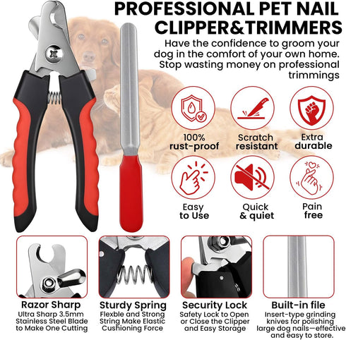 MA DREAMNEX 4-in-1 Pet Hair Removal Glove for Dogs & Cats Kit, Pet Grooming & Deshedding Glove, Electrostatic Pet Hair
