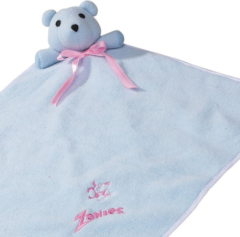 Zanies Snuggle Bear Blanket Dog Toys, Blue
