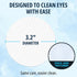 150PCs NOVEHA Dog Eye Wipes Tear Stain Remover for Discharge and Crust | White Dog Face Wipes | Easy Daily Pets Gentle
