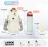 40 Water Bottle Carrier Bag with Strap, Sling Bag for Walking, Hiking, Cycling, Black, Ounces