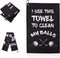 Funny Printed Golf Towel, Microfiber Golf Towels with Clip for Golf Bags, Gifts for Men
