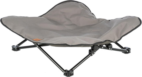 TRIXIE Camping Cot for Dogs - Elevated Folding Padded Pet Bed, Raised Travel Lounger for Small to Medium Dogs