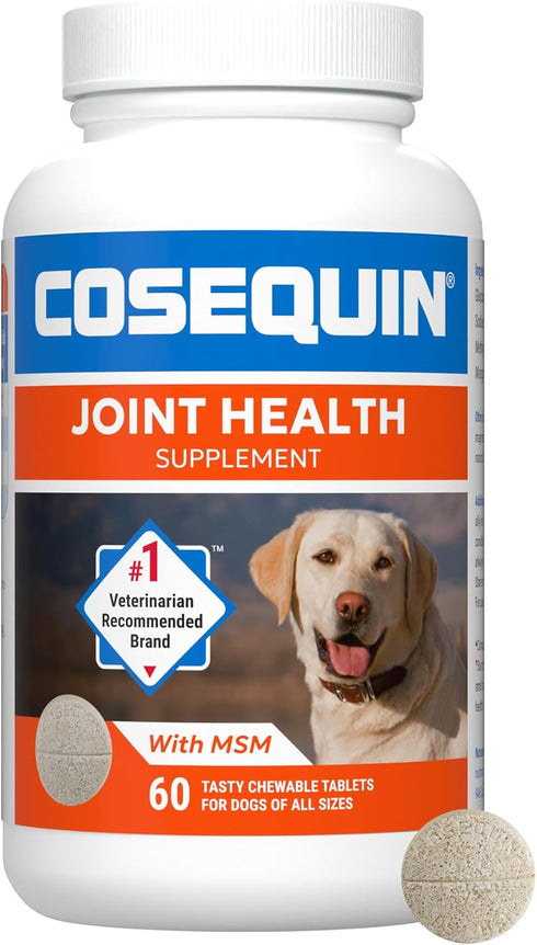 Nutramax Cosequin for Dogs Joint Health Supplement, Contains Glucosamine for Dogs, Plus
