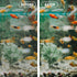 EZ-Change #2 Aquarium Filter Cartridge, 12 PCS Compatible with Aqua-Tech 10-20 Aquarium Filter