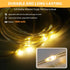 2Pack 4 1 32.8FT 6 Camping String Lights, in Quick Storage Camping Essentials Gear Rechargeable Tent Lights with Modes