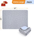 Dog Pee Pad Washable 65x48 Large, Fast Absorption Reusable Waterproof Training Pads, Non-Slip Bone Print