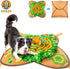 28''x28'' AWOOF Snuffle Mat Pet Dog Feeding Mat, Interactive Dog Puzzle Toys Encourages Natural Foraging Skills