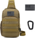 Valinov Tactical Shoulder Bag,Molle Shoulder Backpacks,Military Sling Daypack Backpack with USB Charging port